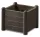 Stefanplast virágláda 43x43x35cm 30L dióbarna