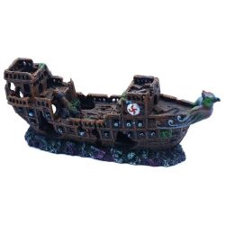 Dekor GU-882 hajóroncs 23x6,5x12cm