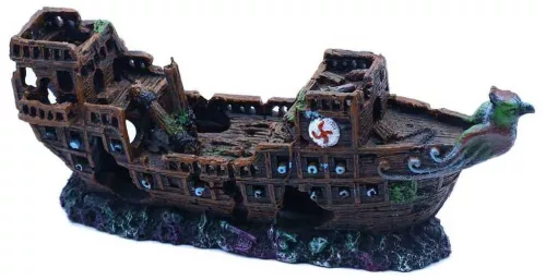 Dekor GU-882 hajóroncs 23x6,5x12cm