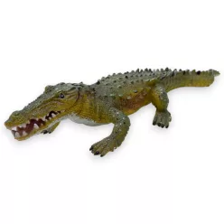 Buborékoló krokodil akváriumi dísz 48x16x10cm KE-1168