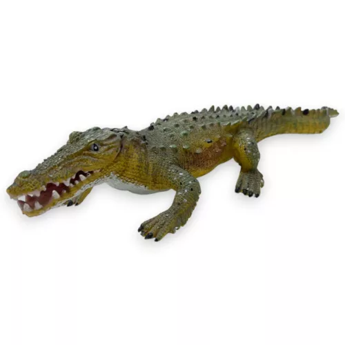Buborékoló krokodil akváriumi dísz 48x16x10cm KE-1168