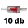 Visszacsapó szelep piros 10db Tatrapet