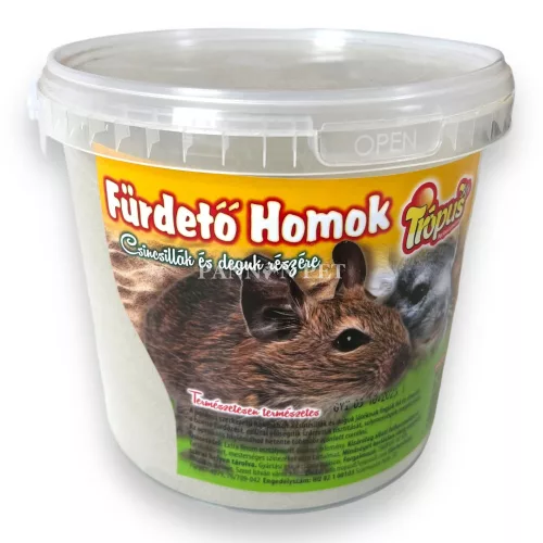Trópus csincsillahomok vödrös 3,5kg