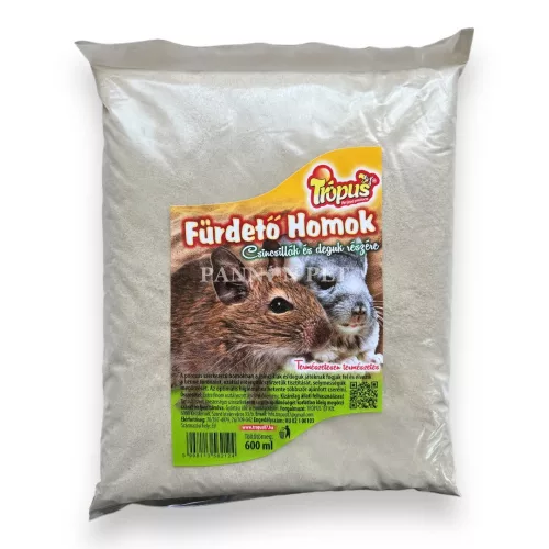 Trópus csincsillahomok fóliás 600ml