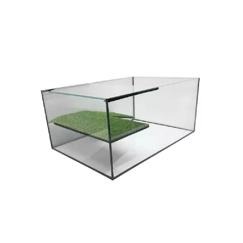 Terrárium teknősnek műfűvel 40L 4mm (TP)