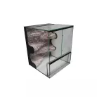 Terrárium háttérrel hüllőnek álló 25x25x40cm 25L (TP)