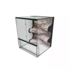 Terrárium háttérrel hüllőnek álló 25x25x40cm 25L (TP)