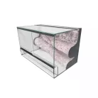 Terrárium háttérrel hüllőnek fekvő 40x30x30cm 36L (TP)