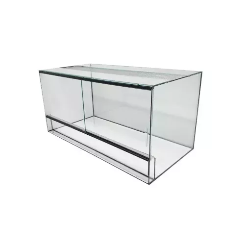 Terrárium hüllőnek fekvő 80x40x40cm 128L (TP)