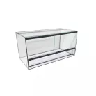 Terrárium hüllőnek 50x25x25cm 4mm (TP)