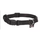 Trixie textil nyakörv 30-45cm/15mm S-M fekete 14211
