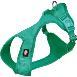   Trixie textil hám túrázáshoz Comfort Soft 25-35cm/15mm XXS-XS zöld 16246