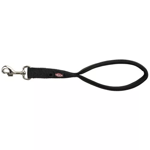Trixie textil rövid póráz prémium 37cm/25mm M-XL 2012 fekete