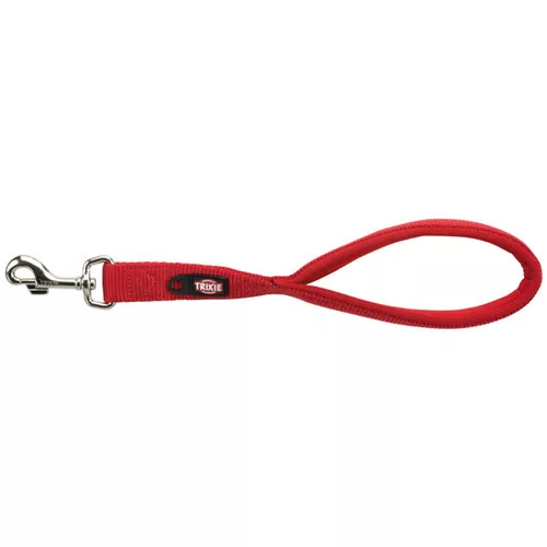Trixie textil rövid póráz prémium 37cm/25mm M-XL 2012 piros