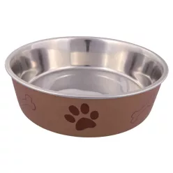 Trixie fémtál gumis díszes 1,5L/21cm 25244