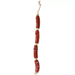 Trixie kötél játék kolbásszal kutyáknak 75cm 3252