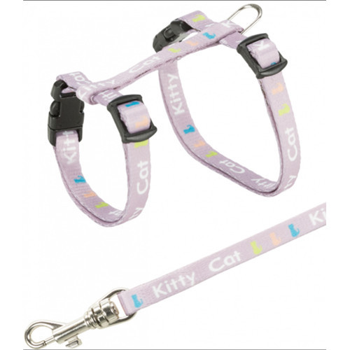 Trixie hám+póráz kölyök cica 21-33cm/8mm 1,2m 4181