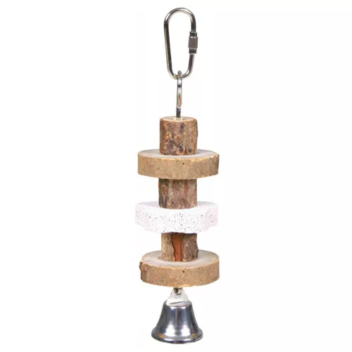 Trixie madárjáték csőrkoptatóval csengővel 16cm 58951