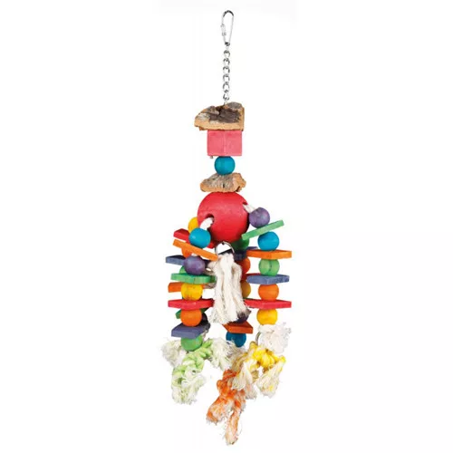 Trixie madárjáték fából kötéllel 35m 58986