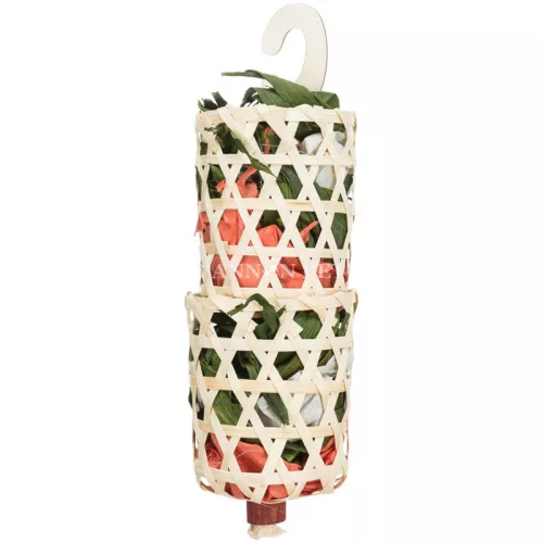 Trixie madárjáték kosár pálmalevéllel szizál kötélen 35cm