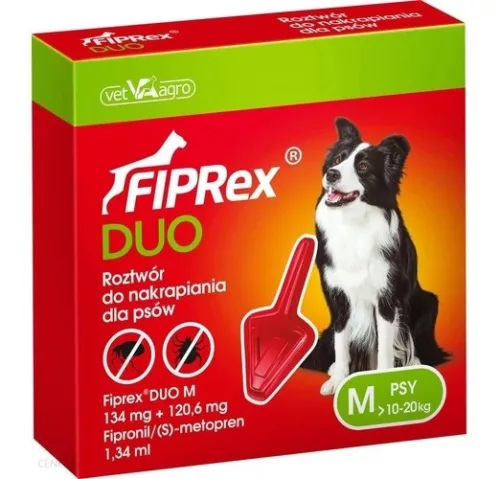 Fiprex Duo M 134mg+120,6mg rácsepegtető oldat kutyáknak