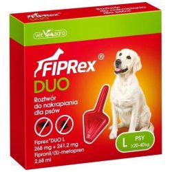 Fiprex Duo L 268mg+241,2mg rácsepegtető oldat kutyáknak