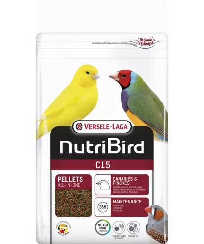 Versele-Laga NutriBird C15 extrudált pellet eledel - kanáriknak, exotáknak 3kg