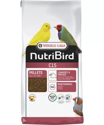 Versele-Laga NutriBird C15 extrudált pellet eledel - kanáriknak, exotáknak 10kg