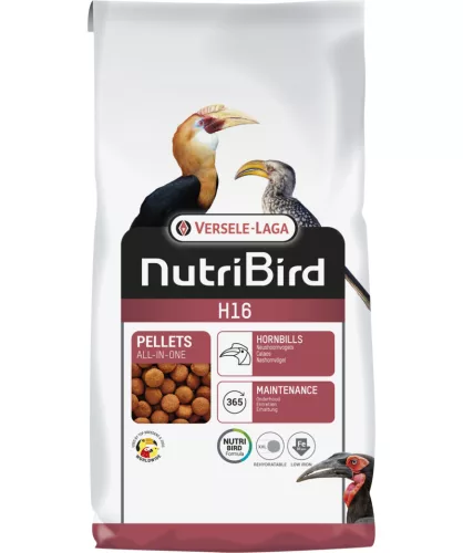 Versele-Laga NutriBird H16 extrudált pellet eledel szarvascsőrűmadáraknak 10kg