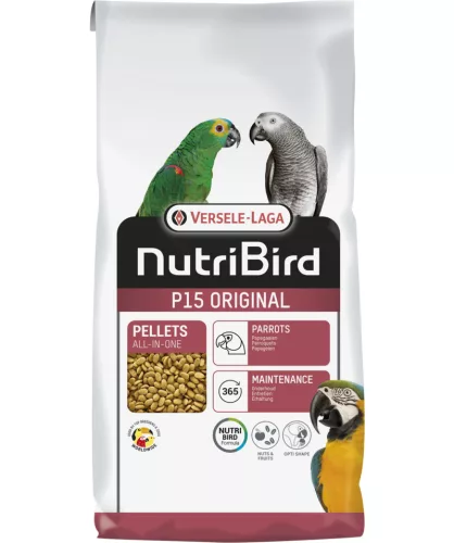 Versele-Laga NutriBird P15 Original 10kg Fenntartó pellet almával óriás papagájoknak