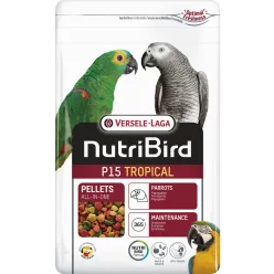   Versele-Laga NutriBird P15 Tropical 1kg Fenntartó pellet trópusi gyümölcsökkel óriás papagájoknak