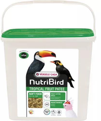 Versele-Laga NutriBird Tropical Fruit Patee lágyeleség gyümölcsevő madár számára 5kg