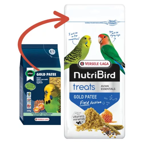 Versele-Laga NutriBird Treats Gold Mézes tojásos lágyeleség hullámos papagájnak 250g [5]