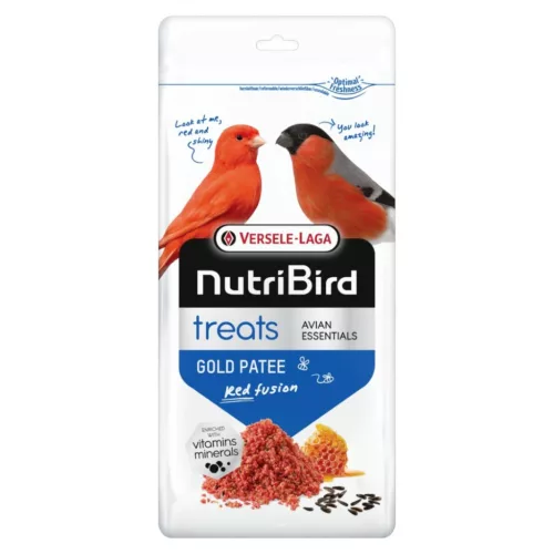 Versele-Laga NutriBird Treats Gold Patee Tojásos mézes lágyeleség piros színfokozóval 250g [5]