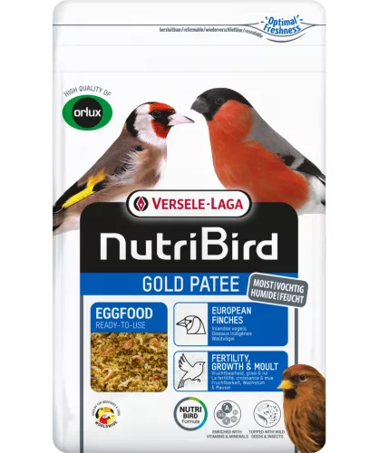 Versele-Laga NutriBird Gold Patee European Finches lágyeleség​ őshonos madaraknak 1kg
