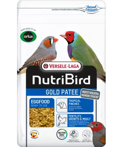 Versele-Laga NutriBird Gold Patee Tropical Finches lágyeleség​ trópusi pintyeknek 1kg
