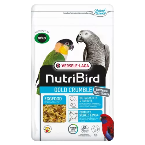 Versele-Laga NutriBird Gold Crumble Big Parakeets & Parrots morzsa eledel 800g
