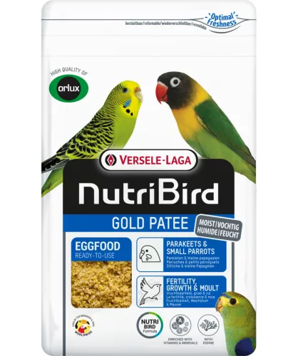 Versele-Laga NutriBird Gold Patee Parakeets & Small Parrots lágyeleség papagájoknak 10kg
