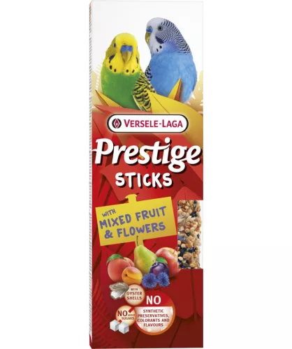 Versele-Laga Prestige Sticks Papagáj magrúd vegyes gyümölcsökkel és virágokkal - 2db 60g