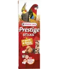 Versele-Laga Prestige Sticks Nagy papagáj rudak diós-mazsolás feltéttel - 2db 140g