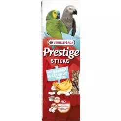   Versele-Laga Prestige Sticks Nagy papagáj rudak banános és kókuszos feltéttel - 2db 140g