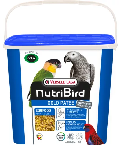 Versele-Laga NutriBird Gold Patee Big Parakeets & Parrots lágyeleség nagy és óriáspapagájoknak 5kg