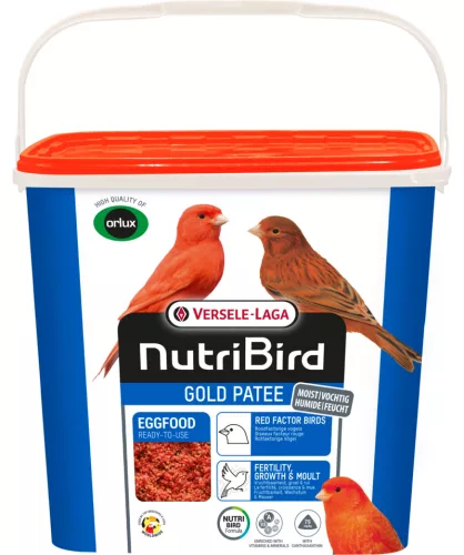 Versele-Laga NutriBird Gold Patee Red lágyeleség​ vörös kanárik és más vörösmadaraknak  5kg