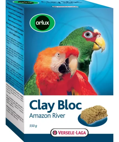 Versele-Laga Orlux Clay Bloc Amazon River Amazóniai agyagtömb óriáspapagájoknak 550g