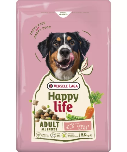 Versele-Laga Happy Life Adult Lamb 2,5kg száraz kutyatáp