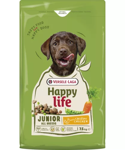 Versele-Laga Happy Life Junior Chicken 7,5kg száraz kutyatáp