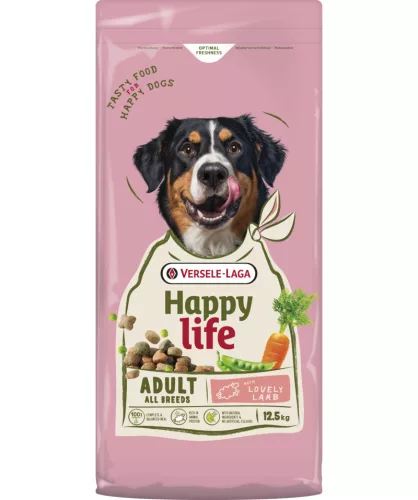 Versele-Laga Happy Life Adult Lamb 12,5kg száraz kutyatáp