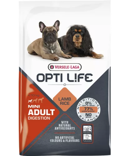Versele-Laga Opti Life Adult Digestion Mini 7,5kg száraz kutyatáp
