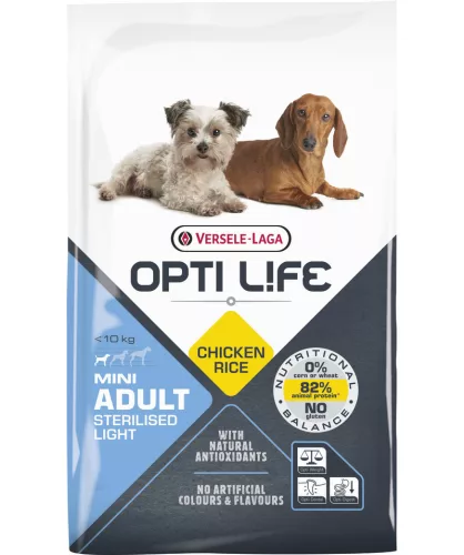 Versele-Laga Opti Life Adult Light Mini 7,5kg száraz kutyatáp