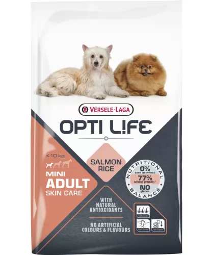 Versele-Laga Opti Life Adult Skin Care Mini 7,5kg száraz kutyatáp